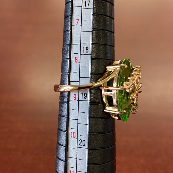 Emerald Green 925 Dragonfly Ring - Picture 2 of 6